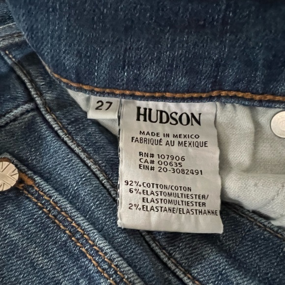 Hudson Skinny Jeans size 27.
32 Length - Picture 3 of 6
